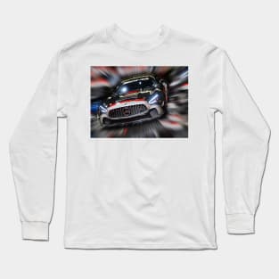 Speeding Mercedes-AMG GT4 Long Sleeve T-Shirt